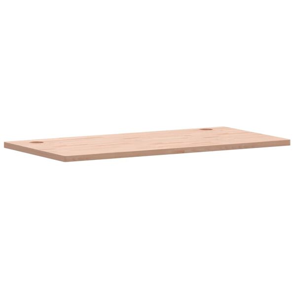 vidaXL Desk Top 43.3x21.7x1.0" Solid Wood Beech