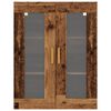 vidaXL Hanging Wall Cabinet Old wood Engineered wood Medium