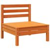 vidaXL Garden Sofa Set of 4 Wax brown Solid pine wood Standard Modular