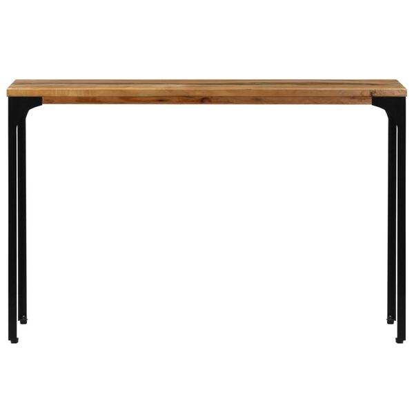 vidaXL Console Table Multicolour Reclaimed wood, Powder-coated steel