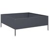 vidaXL Garden Raised Bed Anthracite Steel Medium Durable