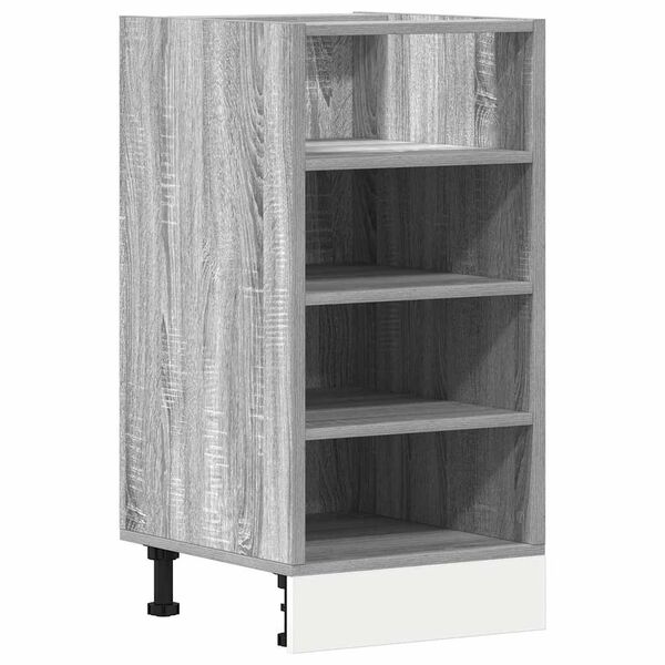 vidaXL Bottom Cabinet Gray Sonoma Engineered wood Standard