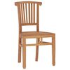 vidaXL Garden Dining Set Natural Teak Solid Teak Wood Medium Ergonomic
