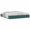 vidaXL Ottoman Bed Dark Green