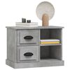 vidaXL Bedside Cabinet Concrete Grey Engineered Wood Medium