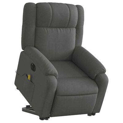 Grey recliner chair in a single-angle product shot.