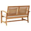 vidaXL Garden Bench Natural 110 x 64 x 76.5 cm Solid teak wood