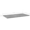 vidaXL Shelf Set of 8 Concrete grey Engineered wood 23.6x11.8x0.6 in