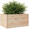 vidaXL Garden Planter Natural Wood Solid Pine Wood Large