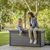 Keter Outdoor Storage Box Gray Polypropylene Large Storage