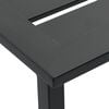 vidaXL Bar Stool Set of 2 Black Powder-coated steel Standard Footrest