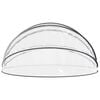 vidaXL Pool Dome Clear PVC, fiberglass Large Collapsible Pool Dome