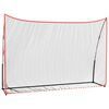 vidaXL Golf Practice Net Black and Red 120.1"x35.8"x83.9" Polyester