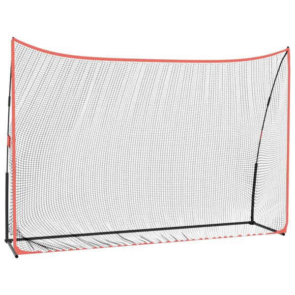 vidaXL Golf Practice Net Black and Red 120.1"x35.8"x83.9" Polyester