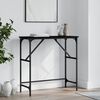 vidaXL Console Table Black Engineered wood, Metal