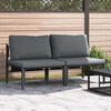 vidaXL Outdoor Furniture 2 pcs Anthracite 31.50 x 31.50 x 27.95 in