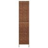 vidaXL Room Divider 5-Panel Brown 80.7x70.9" Water Hyacinth