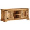 vidaXL TV Cabinet Natural Mango Wood Solid mango wood