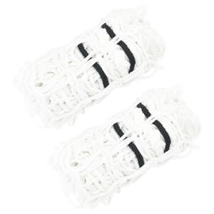vidaXL Hay Net Set of 2 White Polypropylene 29.5 x 29.5 in Foldable