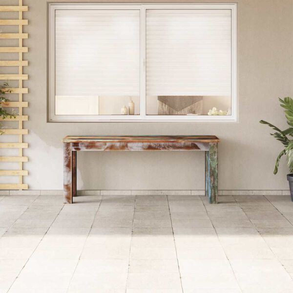 vidaXL Bench Multicolour Solid reclaimed wood Medium Durable