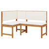 vidaXL Garden Bench Set 3 pcs Brown Solid Acacia Wood