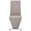 vidaXL Dining Chair Set of 2 Cappuccino