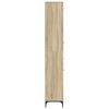 vidaXL Bathroom Cabinet with Door Sonoma Oak 12.40 x 12.99 x 74.80 in