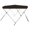 vidaXL 3-bow Bimini Top Black 72.0x77.2x53.9"