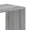 vidaXL Bookcase Grey Sonoma Engineered Wood Medium Bookcase