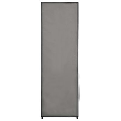 vidaXL Wardrobe Gray 34.3"x19.3"x62.6" Fabric