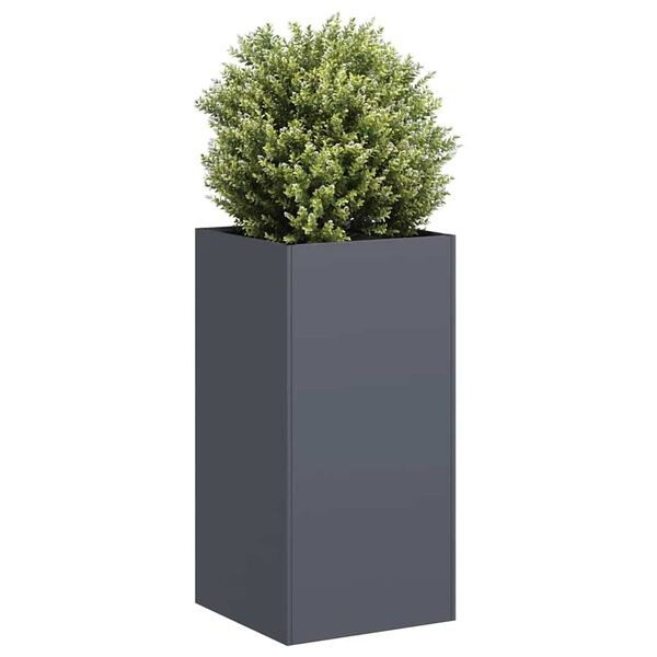 vidaXL Planter Anthracite Cold-rolled steel Large Decorative Inlays