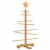 vidaXL Wooden Christmas Tree for Decoration 70.9" Solid Wood Pine