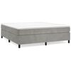 vidaXL Bed Frame Light grey
