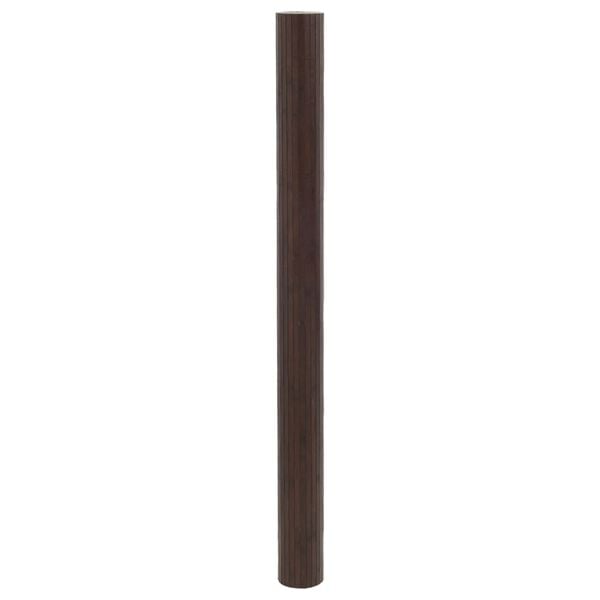 vidaXL Room Divider Dark Brown 65.0x236.2" Bamboo