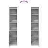 vidaXL Highboard Grey Sonoma Engineered Wood Tall Highboard