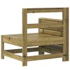 vidaXL Garden Sofa Treated Wood Pine 27.2x24.4x27.8 in Modular