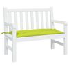 vidaXL Patio Bench Cushion Bright Green 43.3x19.7x2.8" Oxford Fabric