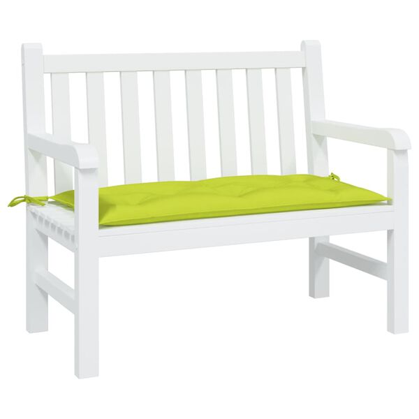 vidaXL Patio Bench Cushion Bright Green 43.3x19.7x2.8" Oxford Fabric
