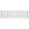 vidaXL Gabion Raised Bed Silver Galvanized Steel Large