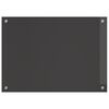 vidaXL Kitchen Backsplash Dark grey 27.56 x 19.69 x 0.24 in