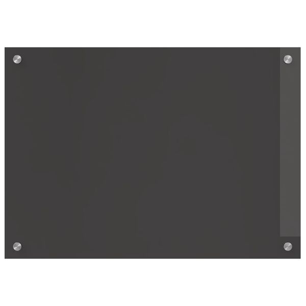 vidaXL Kitchen Backsplash Dark grey 27.56 x 19.69 x 0.24 in