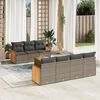 vidaXL Garden Sofa Set Grey