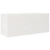vidaXL Garden Planter White Solid Pine Wood Medium Decorative Inlays
