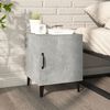 vidaXL Bedside Cabinet Set of 2 Concrete grey Engineered wood