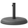 vidaXL Parasol Base Dark grey Plastic, Concrete, Iron 33 lb