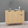 vidaXL Sideboard Sonoma oak Engineered wood Medium Sideboard