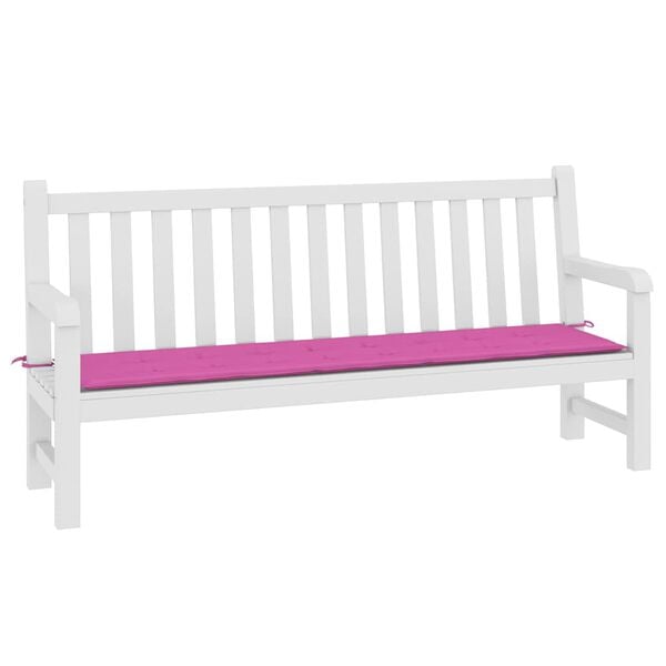 vidaXL Patio Bench Cushion Pink 78.7x19.7x1.6" Fabric