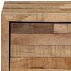 vidaXL TV Cabinet Natural wood Reclaimed teak wood, Powder-coated steel