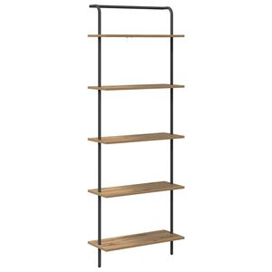 vidaXL Bookshelf Artisan Oak 23.62 x 9.45 x 66.14 in Engineered wood
