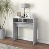 vidaXL Console Table Grey Sonoma Engineered Wood Compact Storage